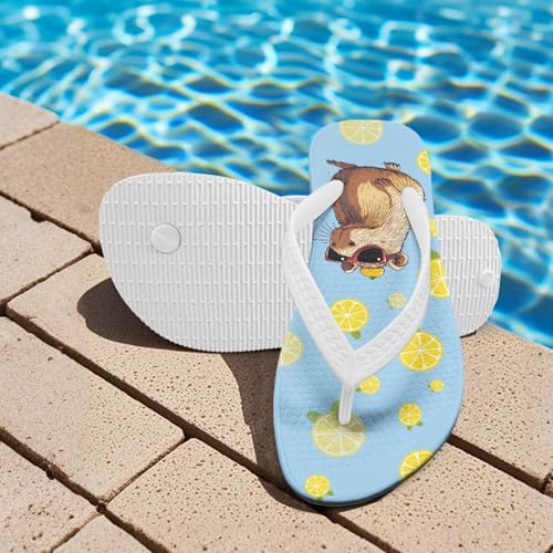 Kids Flip Flops Slip On Cartoon Animal Beach Water Sandals for Boys Girls Cute Summer Shower Shoes4