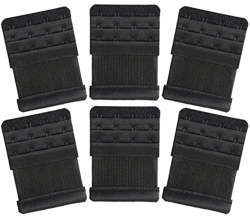 Image of Women's Bra Extenders 4 Hook / 3 Hook / 5 Hook / 2 Hook Soft Comfortable Stretchy Bra Extension Strap