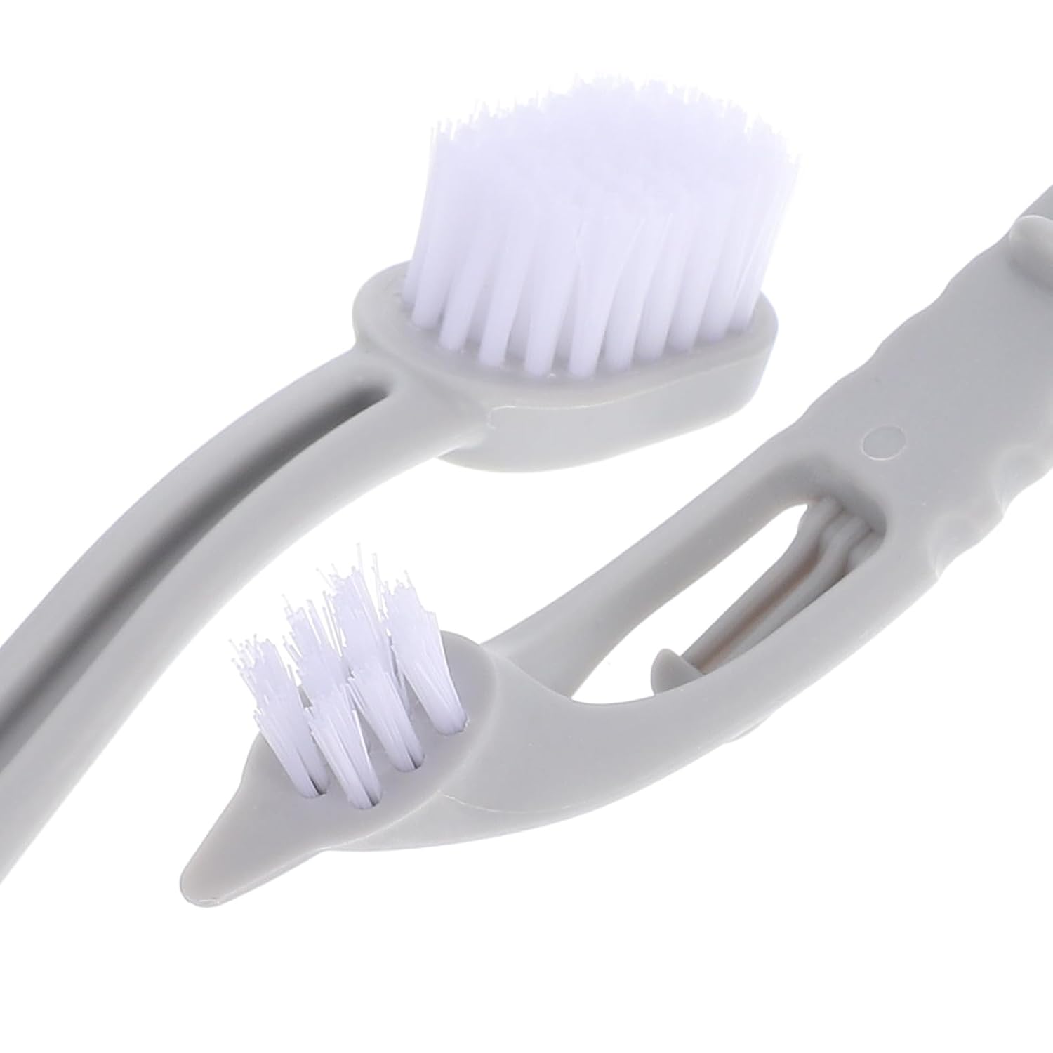 Toddmomy Bird Cage Cleaning Brush Gentle and Easy to Use Long Handle 3pcs with Dual Soft Bristles Heads Abs Material Pet Cage Cleaner Brush
