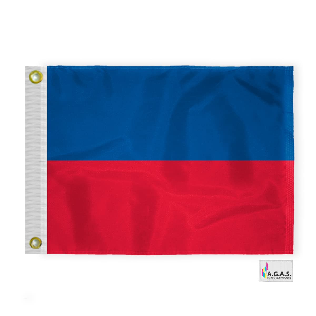 AGAS Echo Code E Marine Signal 1x1.25 Ft Flag - Printed 200D Nylon - Canvas Header - Brass Grommets - Colorfast & Stitched Edges - Nautical Boat Flag - Naval Code Signal Flag.