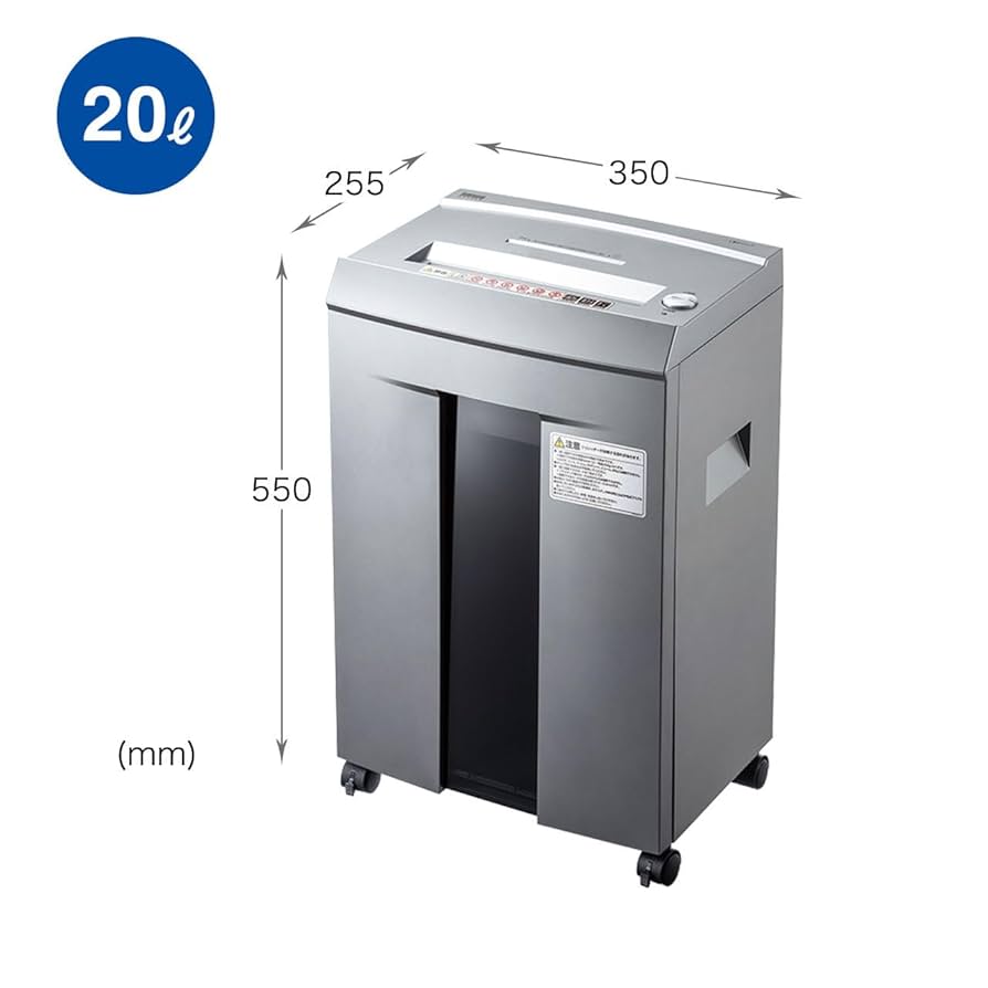 SANWA サンワ　ペーパーシュレッダー　PSD-100BK 重要書類 SANWA サンワ ペーパーシュレッダー PSD-100BK 重要書類