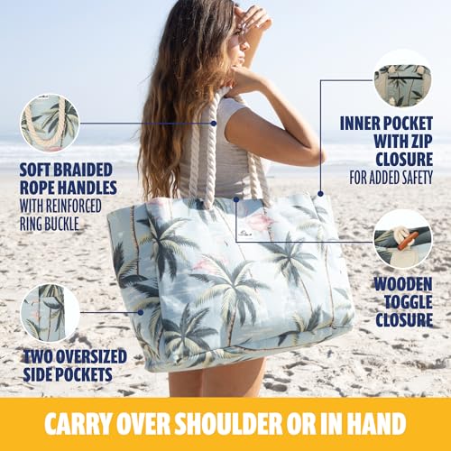 Image of SUN NINJA Beach Tent Bundle with XL Beach Bag and 20oz Tumbler