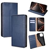 Rfvzubemok Kompatibel mit Redmi Note 9T 5G / Note 9 5G (China) Flip-Ständer Magnetverschluss-Kartensteckplatz-Geldbörse-Hülle Red