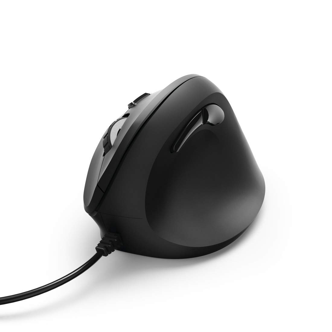 Hama Souris Verticale Ergonomique Filaire 6 Boutons, Droitiers, Noir | Souris USB A Anti Douleur Poignet PMR Prévention TMS, DPI 1800 réglable 1800, Idéal Bureautique Travail Informatique