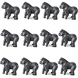 サファリ社ミニフィギュア 343322 ゴリラ 12個セット