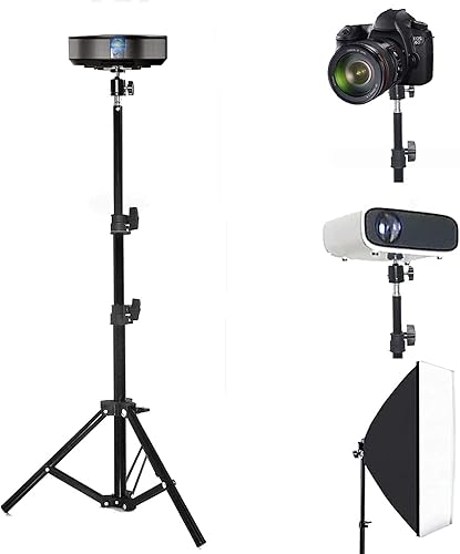 Soporte de trípode para montaje en proyector, soporte de trípode portátil, soporte de trípode plegable para suelo, soporte de luz de fotografía,