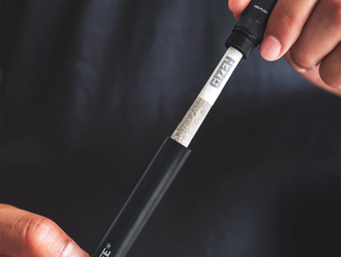 FIRE-FLOW™ JAYSAFE® - Custodia Premium Joint Holder per Filtri e Filtro Ai Carboni Attivi, Aliminio, Tubo Metallo, Inodoro, Impermeabile, Nero Opaco