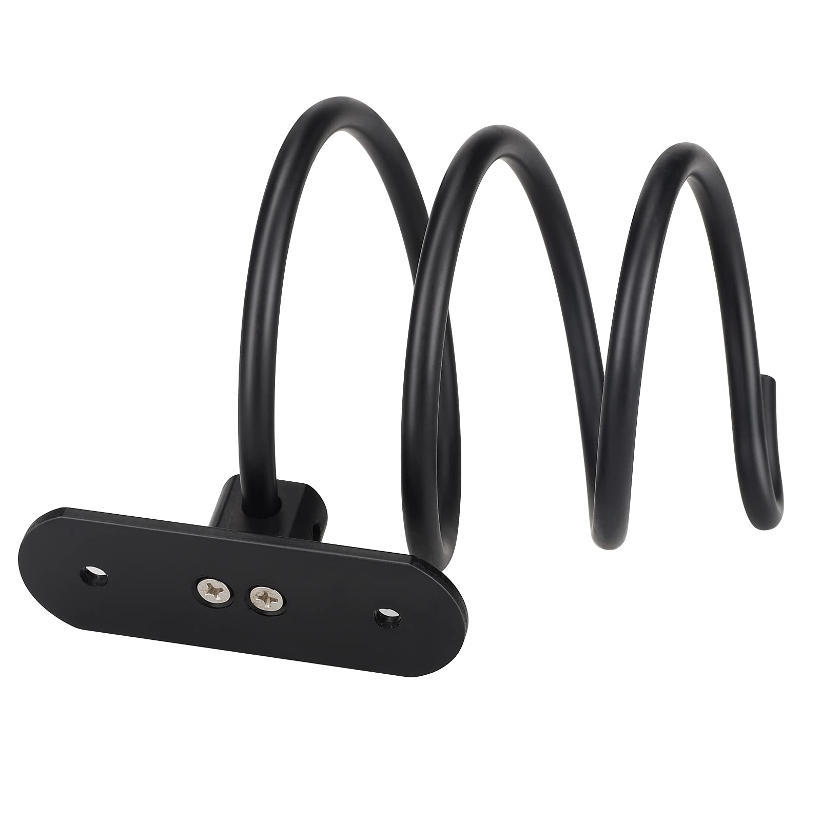 Supporto per Asciugacapelli Montaggio a Parete Porta Asciugacapelli per Asciugacapelli per Camere da Letto Toilette Barbiere(Nero)