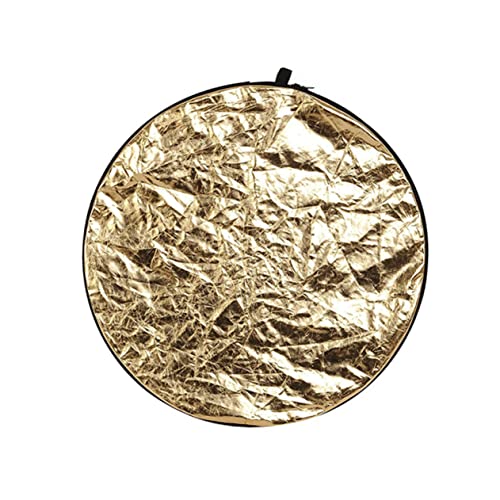 Yardenfun Photography Light Reflector Round Light Reflector Foldable Light Reflector Photography Reflector