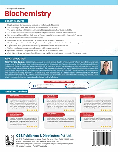 Image of Conceptual Review Of Biochemistry 4Ed (Pb 2022)