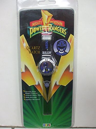 Mighty Morphin Power Rangers BILLY - BLUE RANGER Quart Watch by Hope Industires