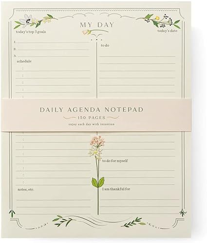 Karen Adams The Daily Agenda Pad - Bloc de notas - Agenda diaria