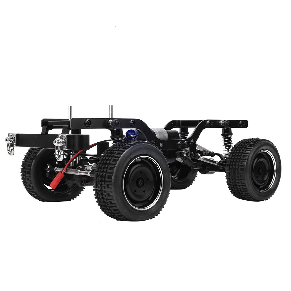 Alomejor Chasis de Coche RC, Accesorio de Mejora de Precisión CNC for
