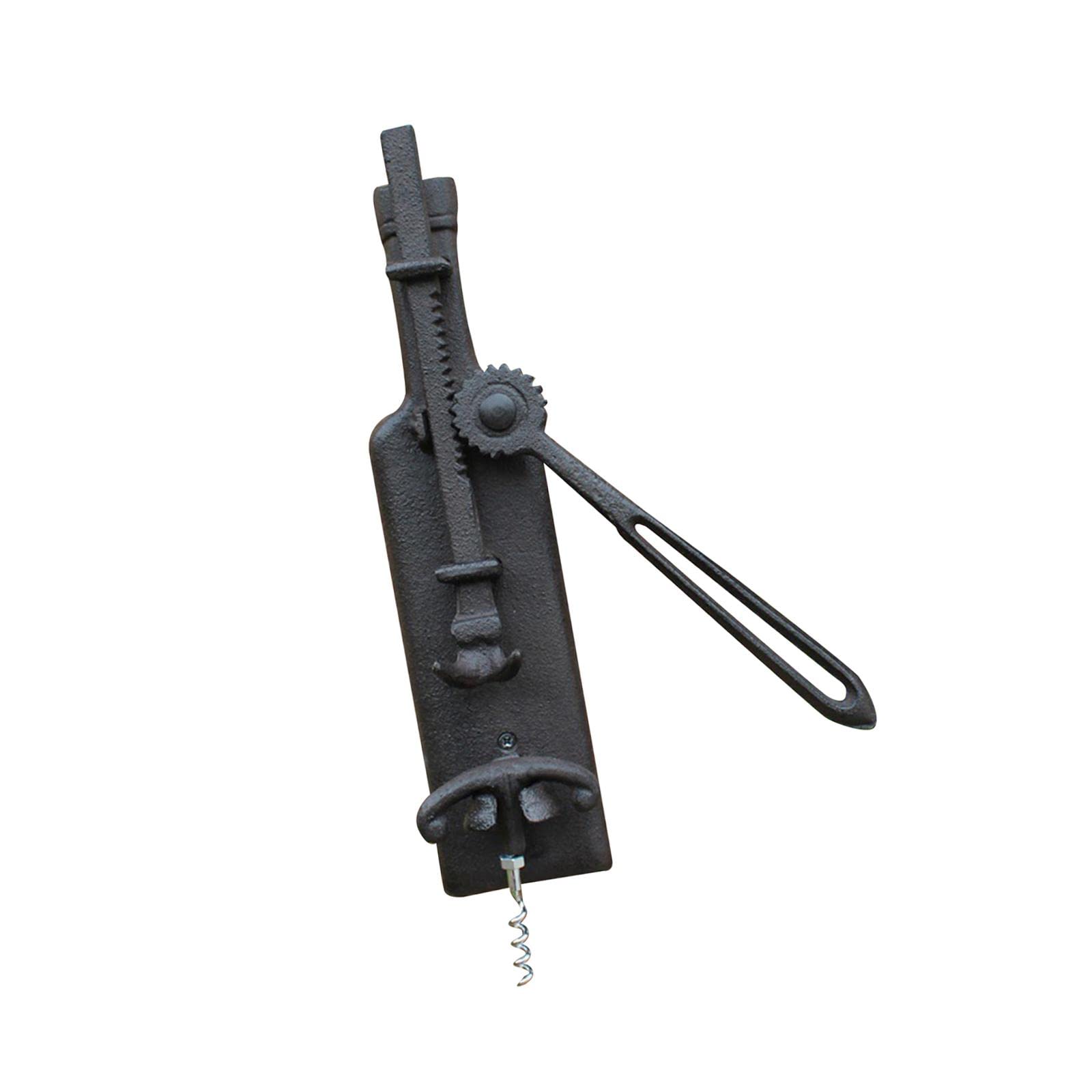 Abridor de Botellas de Vino Sacacorchos de Hierro Fundido sólido montado en la Pared Profesional, for Bares de Cocina, Clubes, Salas de Juegos y fiestas/1345