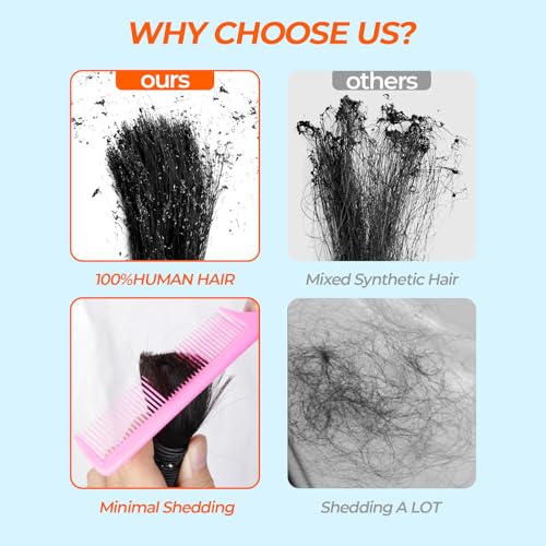 Human Braiding Hair for Boho Braids #27 22 Inch 2 Bundles 100g Deep Wave Bulk Human Boho Hair for Braiding 14A Virgin Curly Human Hair for Boho Knotless Braids Human Hair(P27, 22 Inch) - Image 4