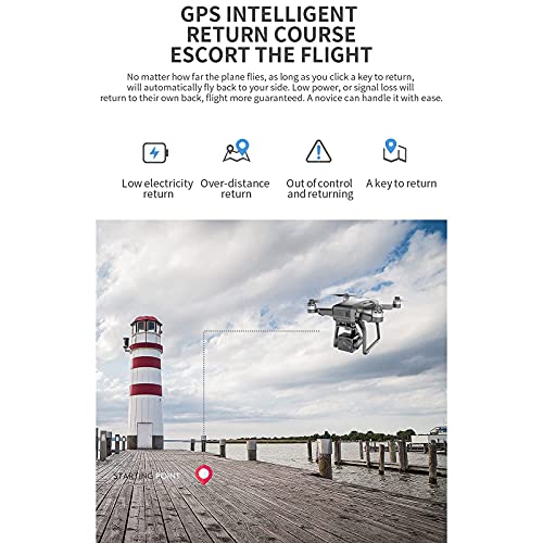 Drohnen mit 3-Achsen-Gimbal 4K EIS-Kamera für Erwachsene, 25 Minuten Flugzeit, bürstenloser Motor, 5-facher Zoom, 5 G… – Bild 5