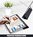 Poetic Lumos X Series Designed for iPad Pro 12.9 2020 & 2018 Case, Smart Cover with Pencil Holder, Flexible Soft Clear TPU Back, Slim Fit Trifold Stand Folio Front, Black