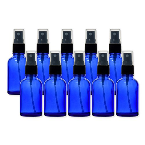 インセント 青色ガラススプレーボトル 50ml (10本セット) 遮光瓶