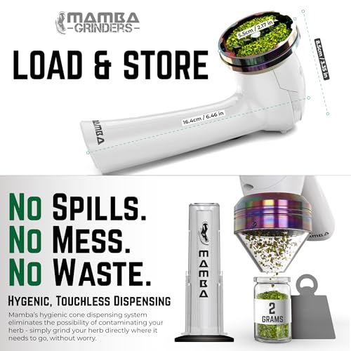 Image of Mamba XL Electric Grinder with Color Box. USB Powered Essential Kitchen Mill for Grinding