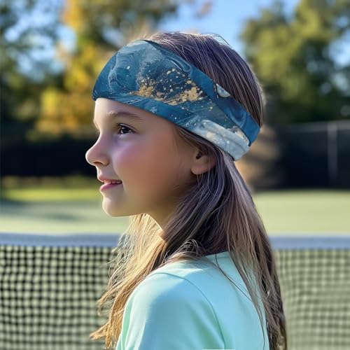 LedBack Kids Headbands Sports Sweatbands Breathable Sweat Absorbing Children's Hairband for Girls and Boys3