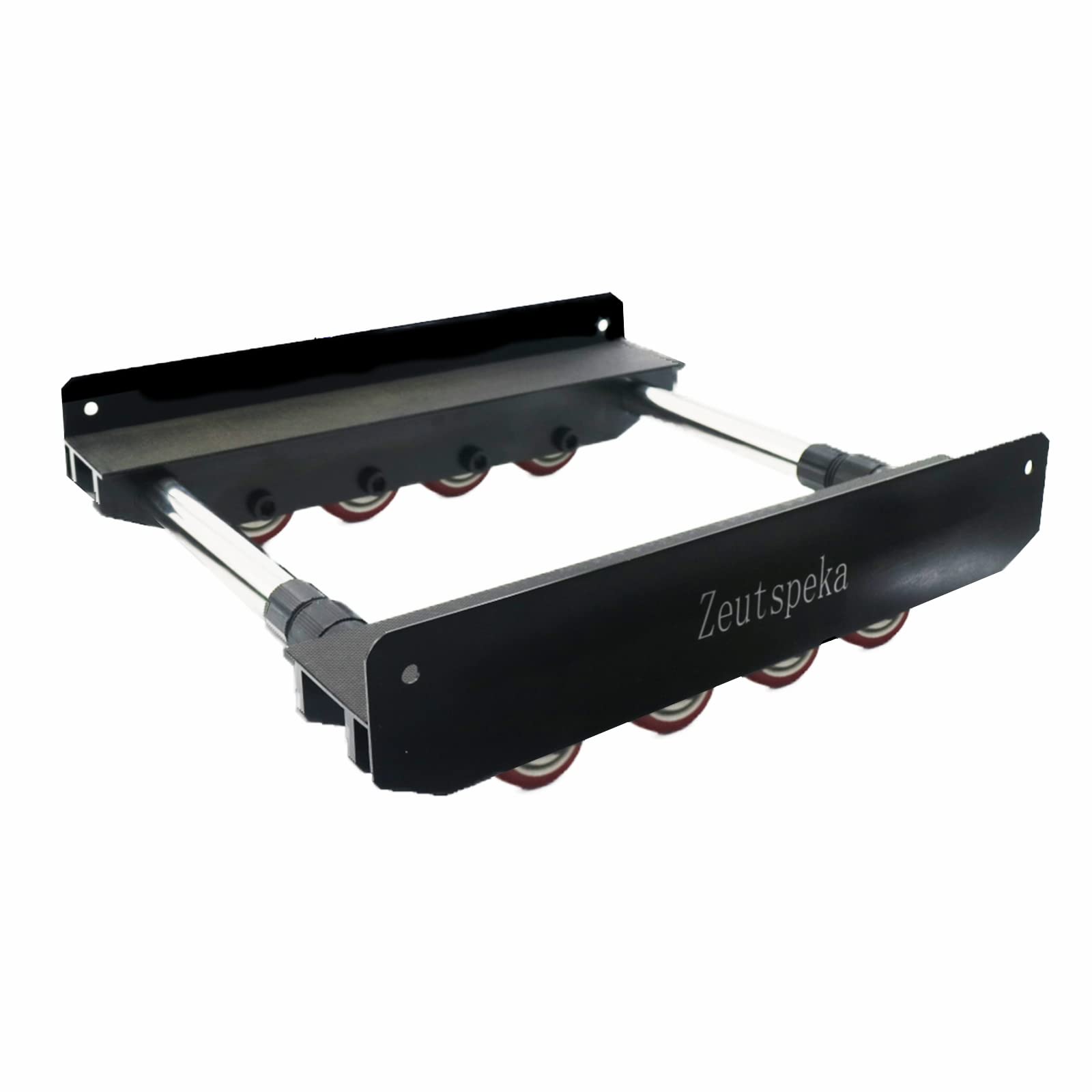 ZEUTSPEKA All Terrain Mover Dolly, 1500LBS Load Capacity Heavy Duty Moving Dolly for Furniture/Pallet/Boxes（Black）