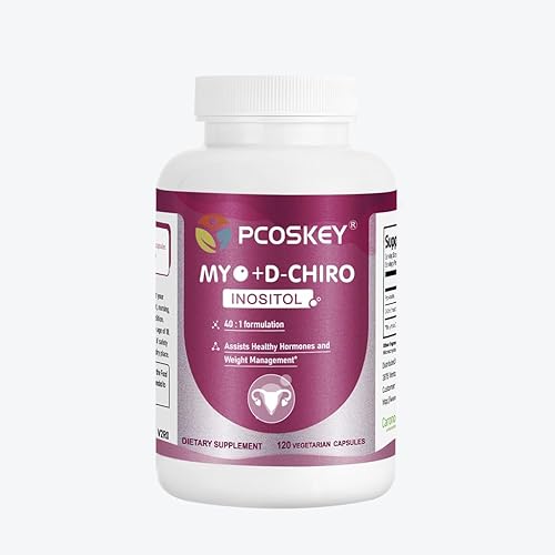 Suplemento de mio-inositol y D-quiro inositol para mujeres  Suplementos de fertilidad para el equilibrio hormonal y apoyo a la salud ovárica