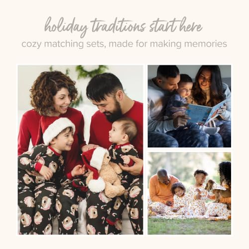 Image of Burt's Bees Baby Matching Family Jammies, Organic Cotton, Holiday Pajamas