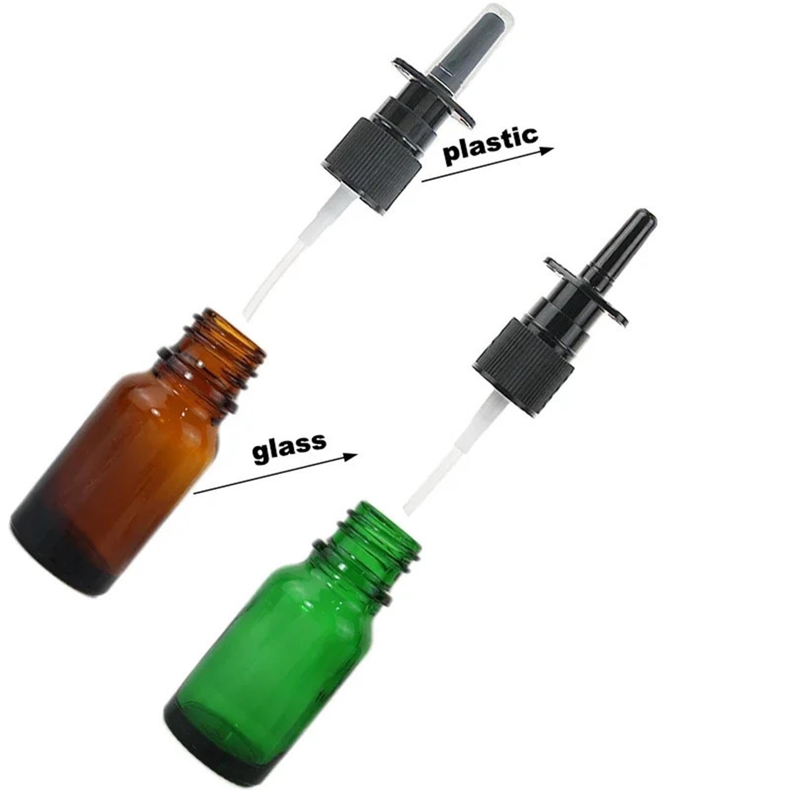 Bottiglia Spray Nasale Bottiglia spray nasale in vetro ambrato