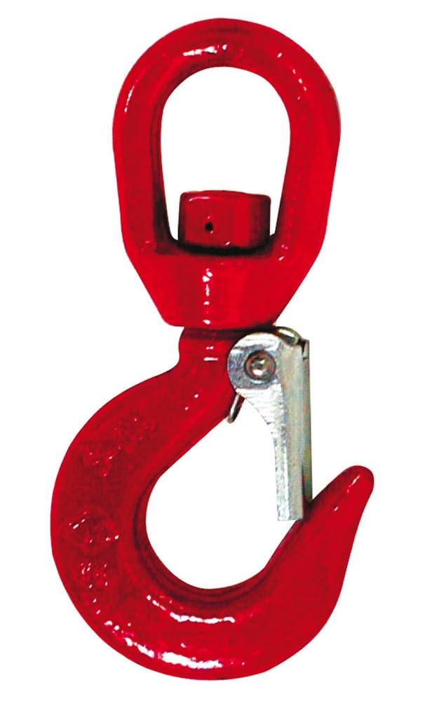 1 PZ GANCIO DI SOLLEVAMENTO GIREVOLE CON SICURA portata kg.3200 NextradeItalia Mod.FERX.VITIEXD