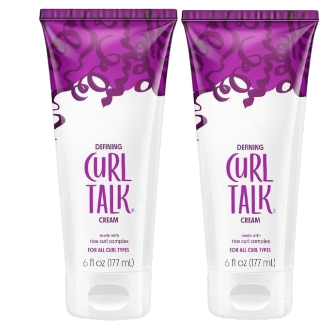 Curll Tallk Ṅöẗ Ÿöüṛ Ṁöẗḧëṛ Frizz Control Defining Curl Cream (2, 12, Fluid Ounces)