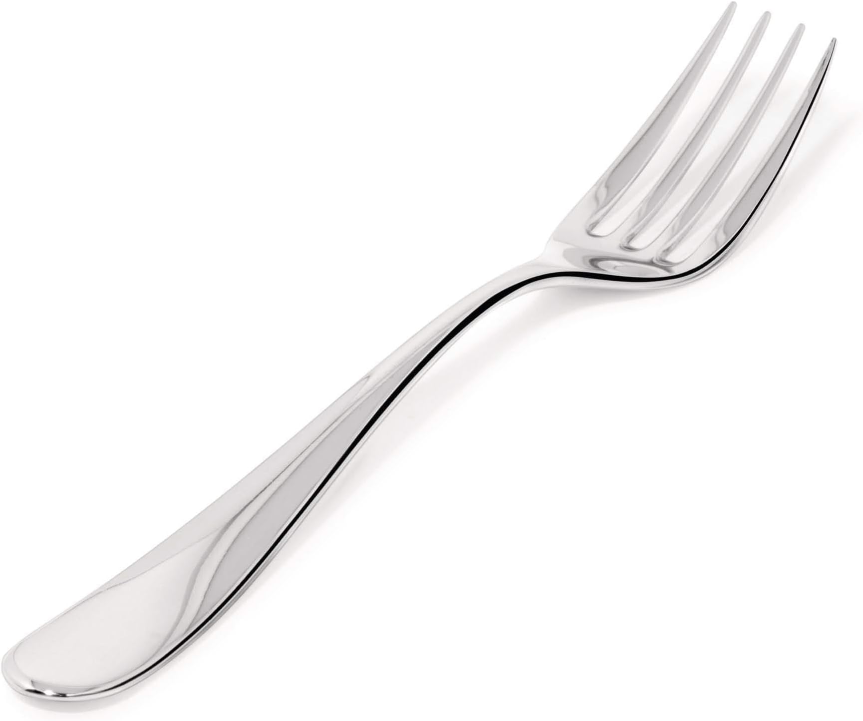 Alessi Nuovo Milano Serving Fork, (5180/12), Silver
