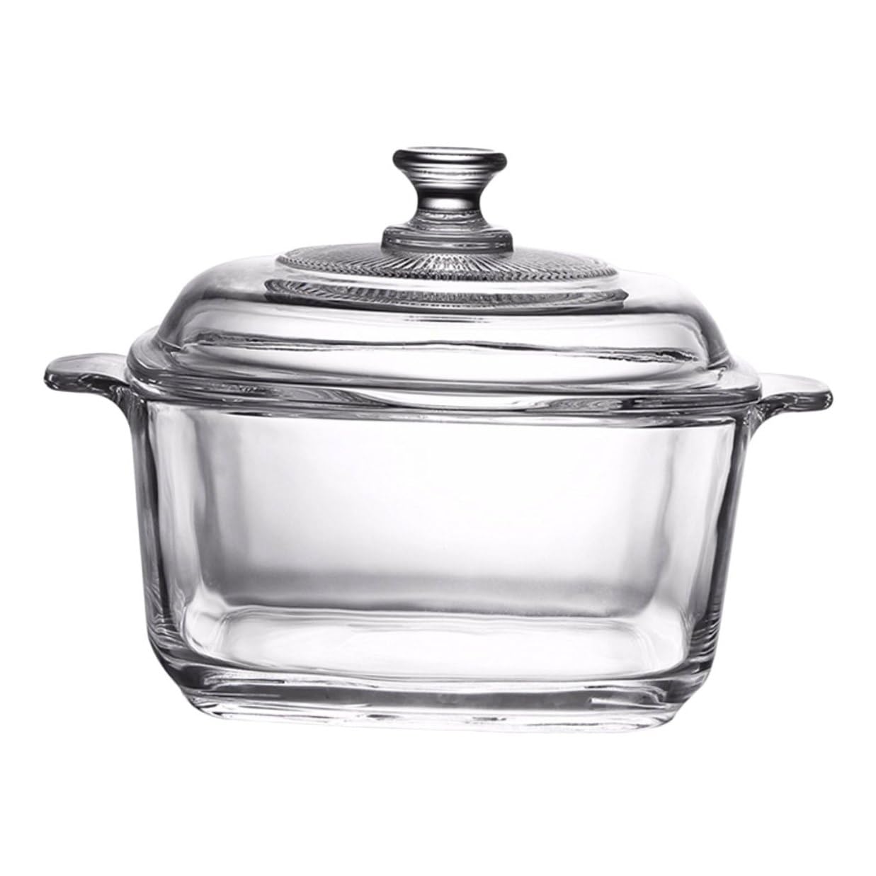 jojofuny 1l Glas Schüssel mit Deckel Ofenfeste Mikrowellengeeignete Kühlschrankschüssel Dickes Gehärtetes Glas Bruchsicher für Buffet und Tisch