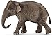Schleich Wild Life - 5 PC Jungle Animals Figurines Toy Set with Elephant, Panda, Tiger, Parrot, and Baby Monkey Toys for Boys and Girls - Realistic Animal Figures Playset for Kids Ages 3+ - 77588
