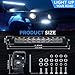 4WDKING LED Light Bar 10 inch IP68&IP69K Waterproof Dual Row Off Road Light Bar with DT Connector 90W Flood and Spot Combo Beam Work Light for Truck Cars ATV UTV Boat