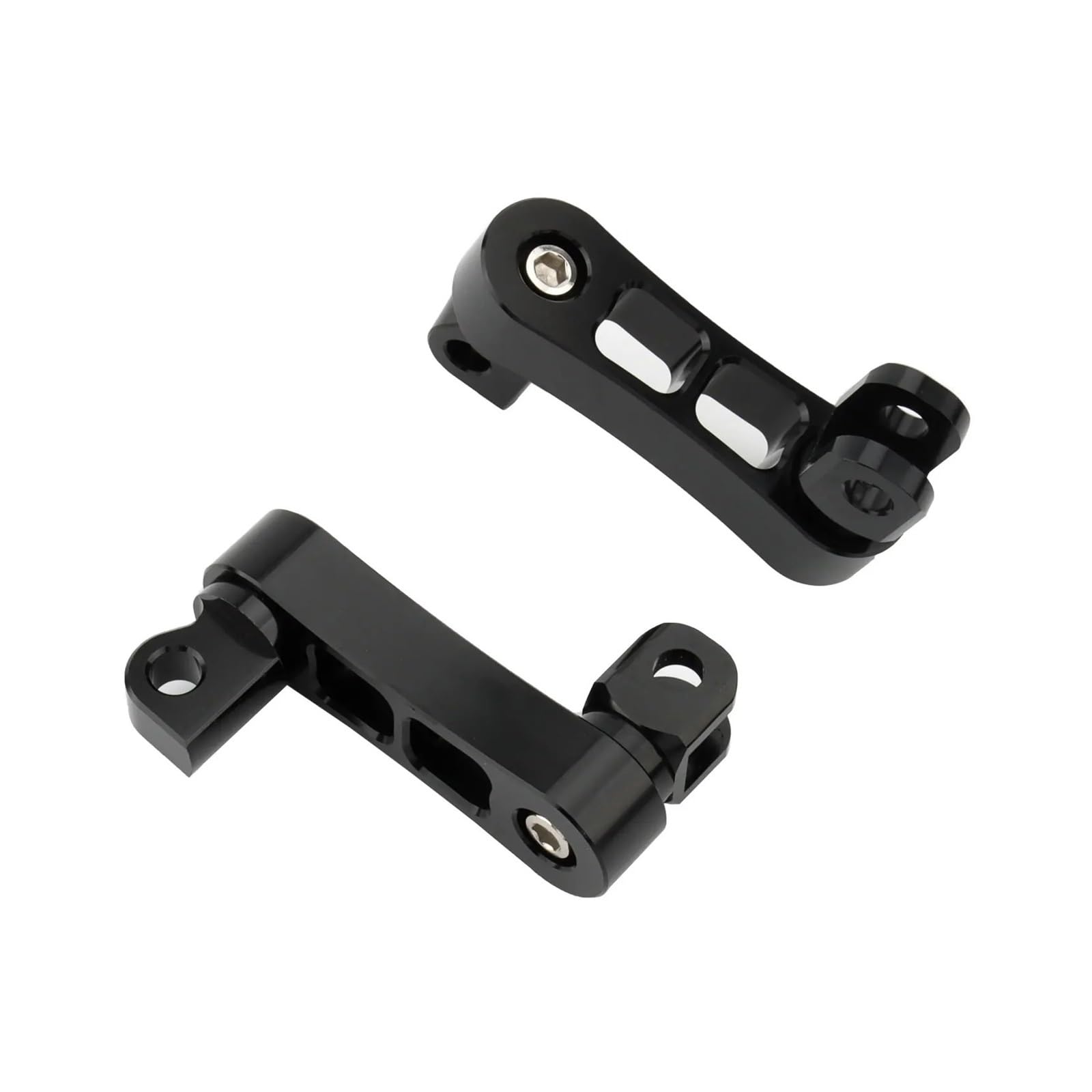 Kit de Montaje de estriberas Ajustables para Pasajero, estriberas de Carretera, Abrazadera de estribera Macho, Extensiones de Soporte, estriberas universales para Motocicleta