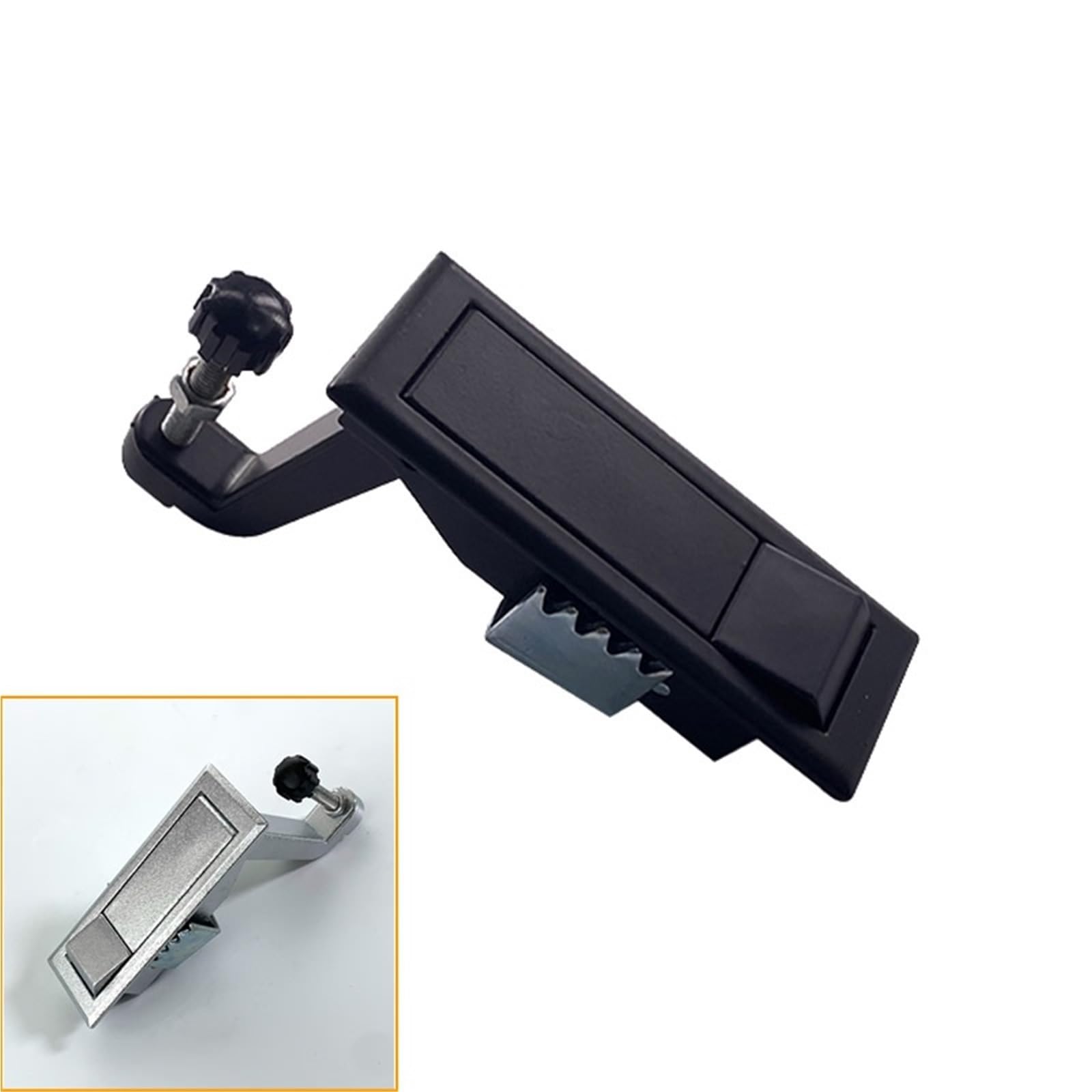 MS708 Boîtier métallique à bouton-poussoir(Black)