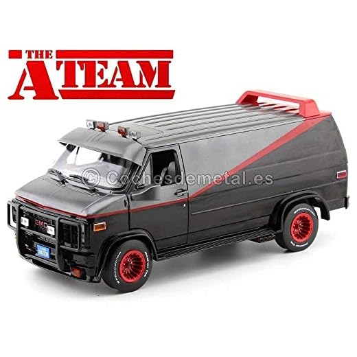 Greenlight 1983 GMC Vandura Cargo Van A-Team Equipo-A 1:18 13521