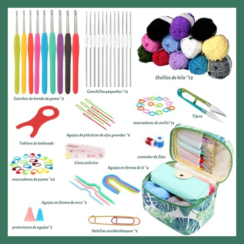 Reviews de Kits para tejer con aguja de lengüeta Top 10. 21 Imagen adicional