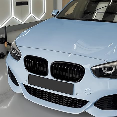 Parrilla delantera para BMW Serie 1 F20 F21 de lámina única 2015-2018 7