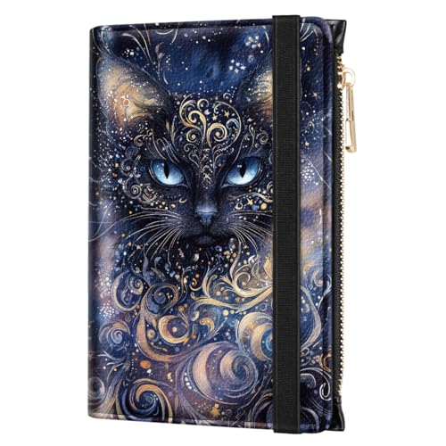 Étui pour passeport femme RFID portefeuille voyage cuir porte-cartes de crédit zippé