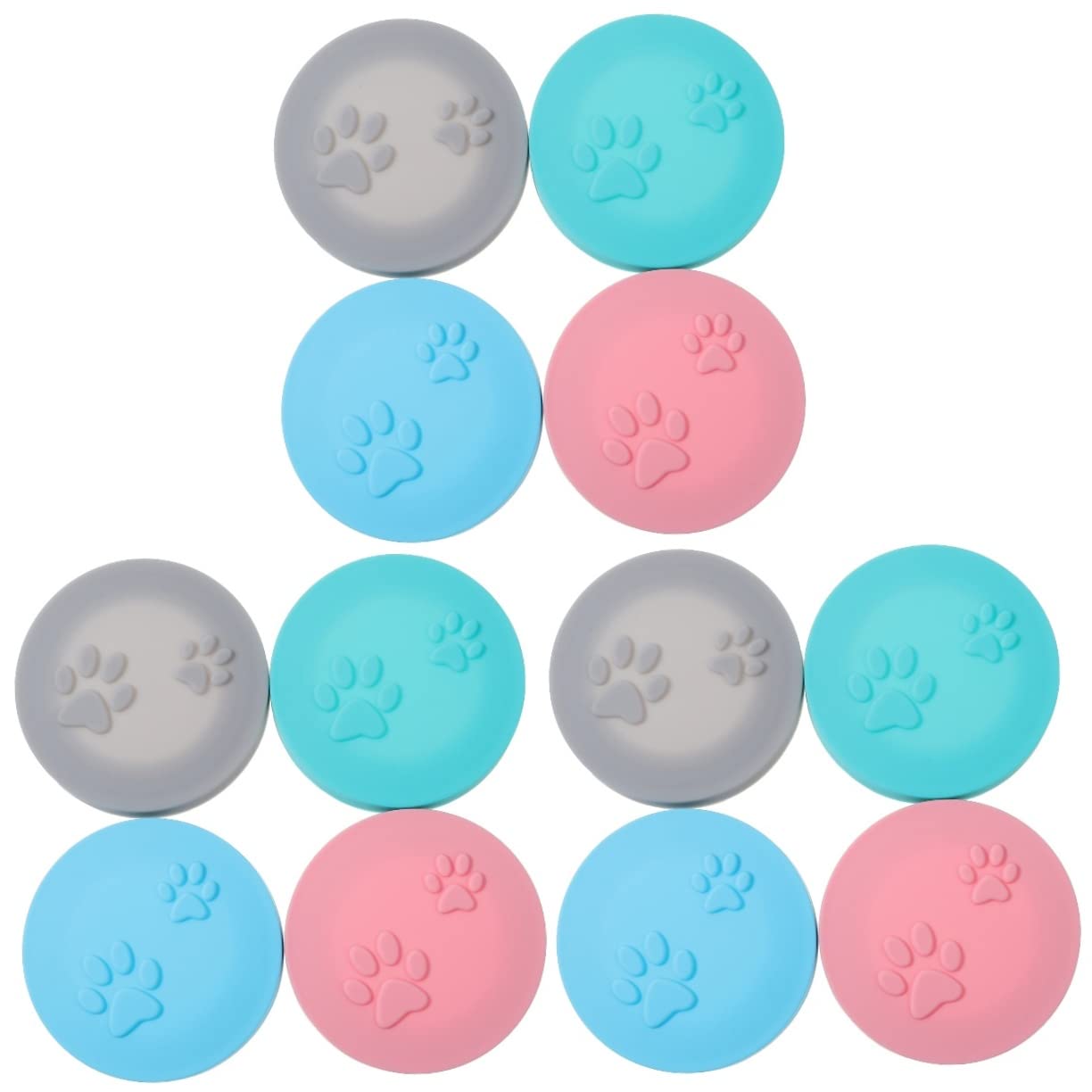 Hohopeti 12 Piezas Tapa De Lata Para Mascotas Comida Para Mascotas Puede Cubrir Puede Sellar Tapas Topper De Lata De Comida Para Mascotas Fundas Gatos y Perros Ingredientes Gel De Sílice
