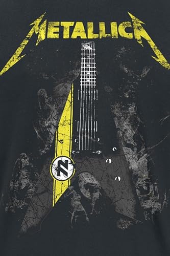 Metallica Hetfield Vulture Hombre Camiseta Negro 3XL 100% algodón Vorne Bedruckt Regular