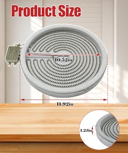 Image of DG47-00065A 12in Radiant Triple Surface Element Fits for Samsung Stove | MEE62704901 Burner 3.0 /2.2 /1.1kW Replaces DG47-00021A, DG47-00021B, MEE64286301, MEE35326801, W10823720, W10187839