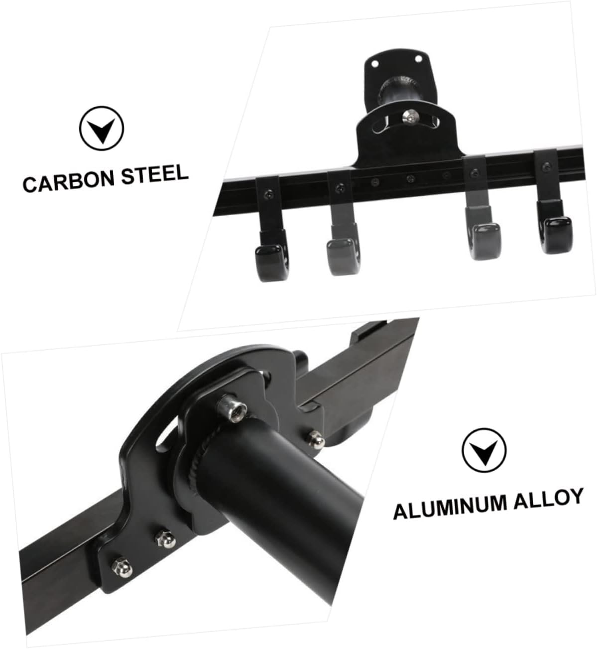 SUPVOX 1set Adjustable Wall Mounted Bike Hanger Sturdy Display Holder for Garage and Home Storage Compatible Road Mountain and Folding