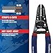 Southwire - 64807940 Tools & Equipment S1020SOL-US 10-20 AWG SOL & 12-22 AWG STR Compact Handles Wire Stripper/Cutter 10-20 SOL & 12-22 STR Stripper/Cutter