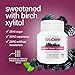 Xylichew Xylitol Gum - Chewing Gum Sugar Free, Aspartame Free, Gluten Free, Keto - Sugarless, Healthy, Natural Oral Care - Relieves Bad Breath and Dry Mouth - Licorice, 60 Count