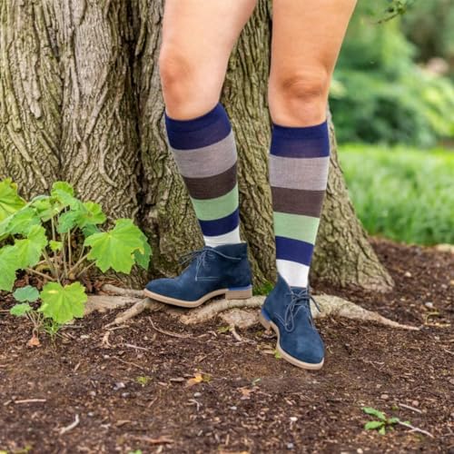 Image of ja vie Women & Men Comfy 75% Merino Wool Compression Socks 15-20mmHg Extra Soft