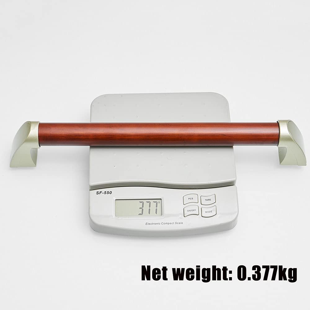 - Corrimano, bracciolo di sicurezza, maniglie in legno per vasca da bagno e doccia, antiscivolo, impermeabile, per bagno/toilette/scale/barre del corridoio/44 cm