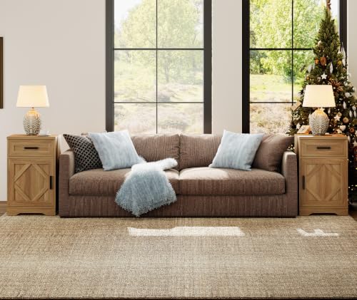 Image of WAMPAT 32-inch Tall Farmhouse End Table Set of 2