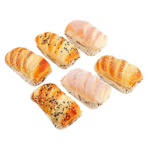 Mobestech 6 peças ímã de geladeira de pão com mensagem de geladeira ímã de geladeira Cúpula de gelad